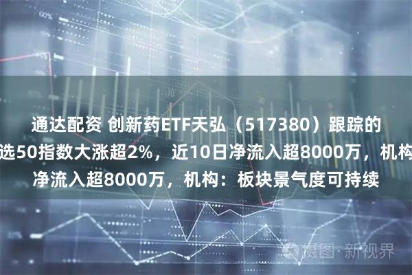 通达配资 创新药ETF天弘(517380)跟踪的恒生沪港深创新药精选50指数大涨超2%,近10日净流入超8000万,机构:板块景气度可持续